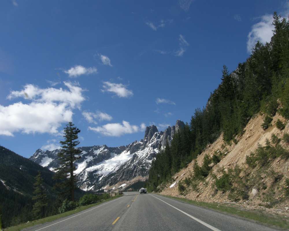Mountain Pass<br>(Location of Picture: N.  Cascades, Washington, USA, 2013)
