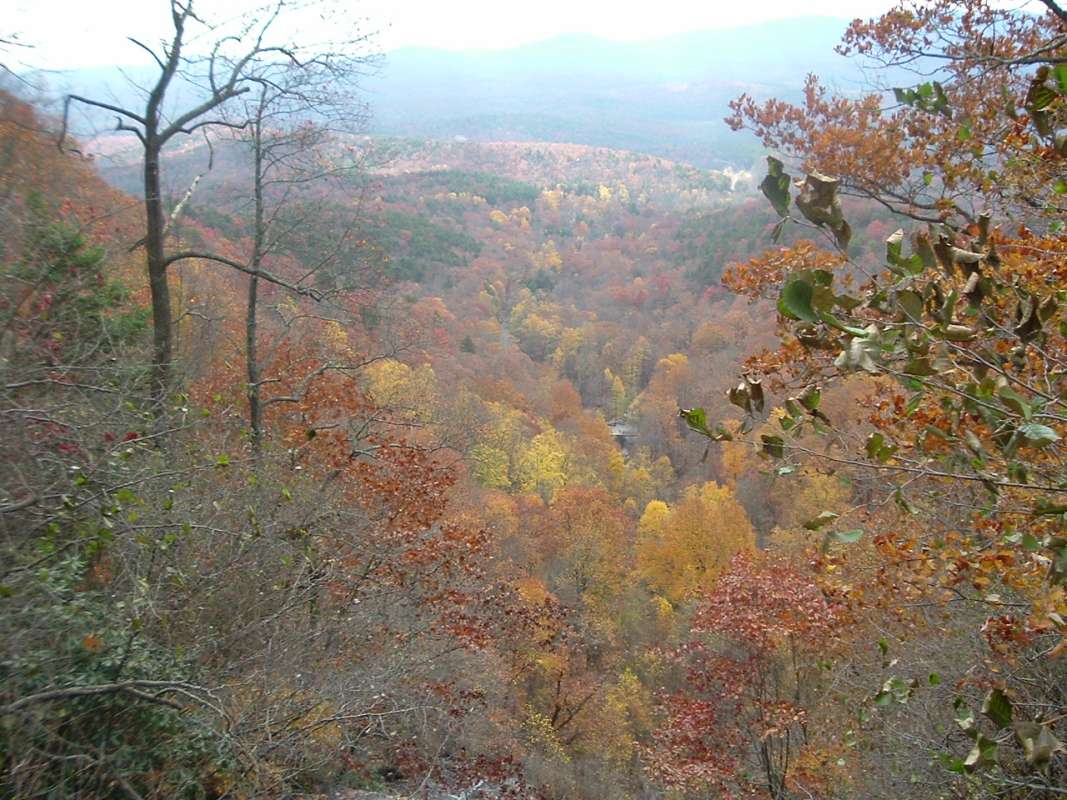 Fall View of Mountan Valley<br>(Location of Picture: Stone Mountan, Georgia)